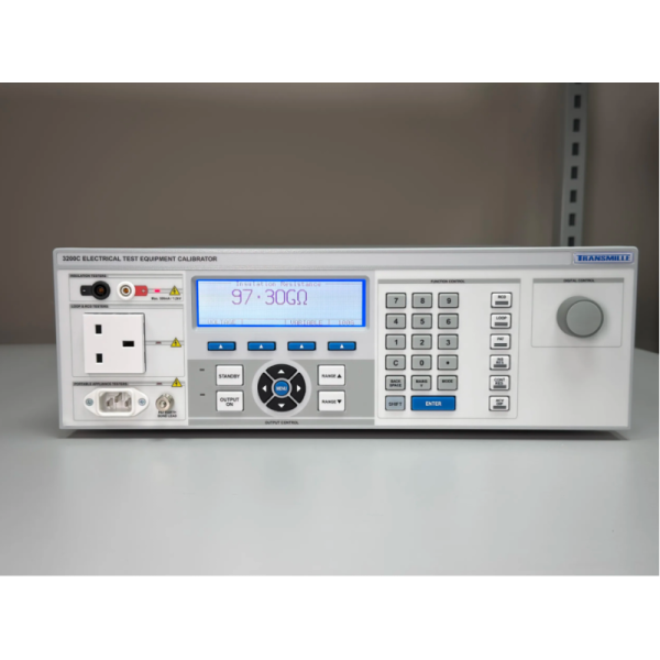 Transmille 3200 Series Multi Function Electrical Test Calibrator with 17th Edition Compliance, Auto Loop Correction, and Digital Waveform Capture