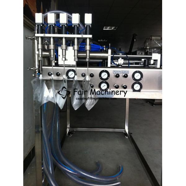 0.6mpa GMP Ketchup Filling Machine for Tomato Sauce 5 Nozzles 0.1m3/min
