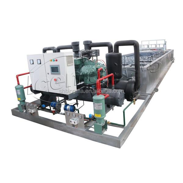 10T Brine Refrigeration Block Ice Machine 380V 3P