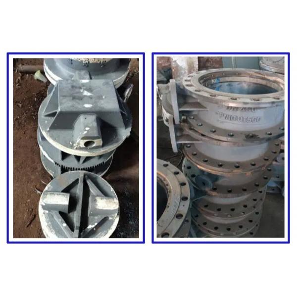 Double Eccentric Flange PVC Butterfly Valve and Pneumatic Actuation for Industrial