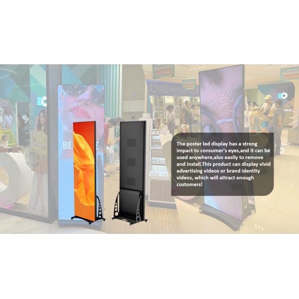 Led Advertising Adigital Sign P2.5 Led Poster Display Screen in Store/bank/bar/school and Company