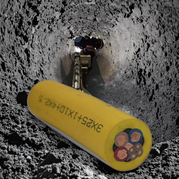 Flame Retardant Waterproof Mining Cable with Tinned Copper Conductor for Underground Mining Applications