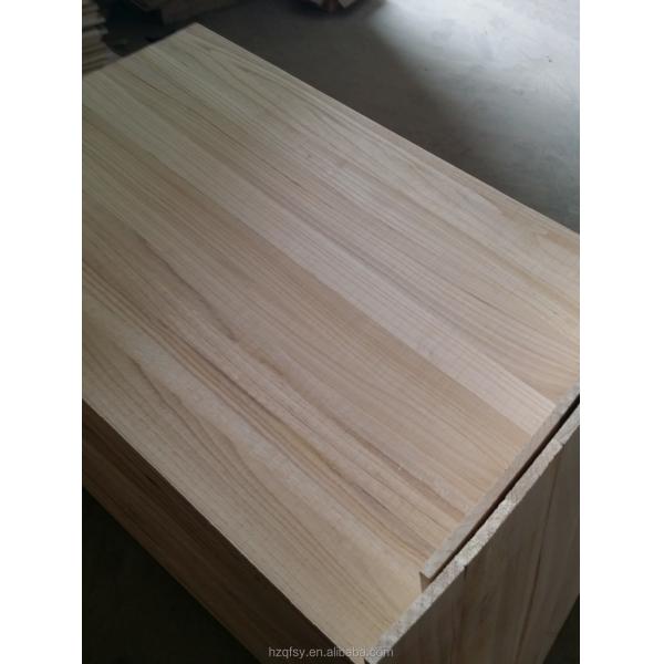 100mm-2440mm Natural Texture Solid Wood Furniture Poplar Plank Panel Edge Glued Board