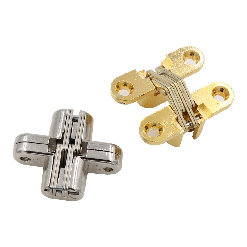 Factory Direct Concealed Aluminium Hidden Door Hinge 180 Automatic Closing Three-Dimensional Adjustable Soft Close 4-Hole Door