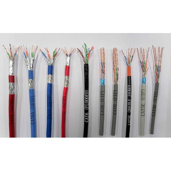8 Conductors Cat5e Network Lan Cable For Communication