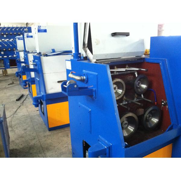 300mm Bobbin High Speed Wire Drawing Machine , 24DS Small Wire Drawing Machine