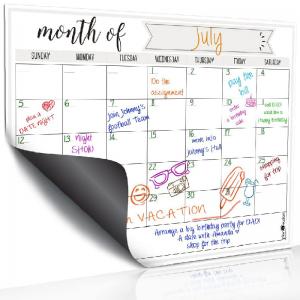 Buy cheap Custom Logo Print Magnetic Dry Erase Weekly Calendar For Fridge Magnetic Notepad Personaized product