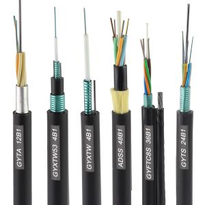 Buy cheap Outdoor Optical Fiber Cable Single Mode Fiber Optic Cable For telecommunication product