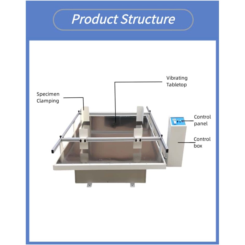Vibration Simulation Testing Machine Laboratory Vibration Table Test Equipment Mechanical Transport Simulation Vibration Tester