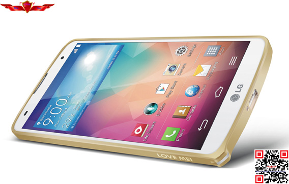 Hot Selling Hippocampal Buckle Metal Bumper For LG G PRO2 Multi Colors Gift Box Included