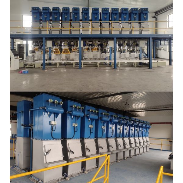 PLC Control System Plastic High Speed Mixer Weighing Batching Equipment