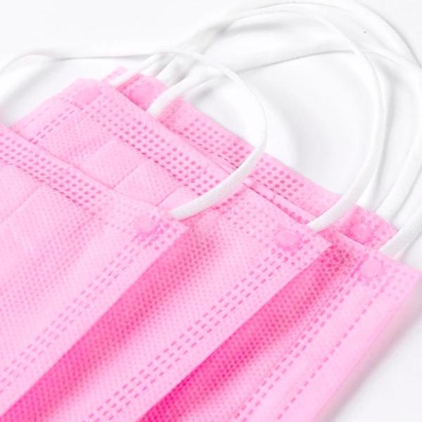 Colorful Disposable Non Woven Face Mask Effectively Filter Solid Particle Dust