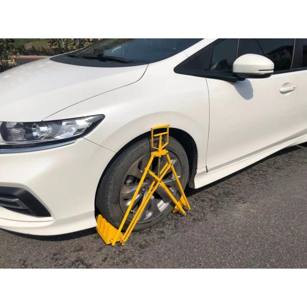 Wheel Slope Parking Anti Theft Wheel Lock Traffic Yellow