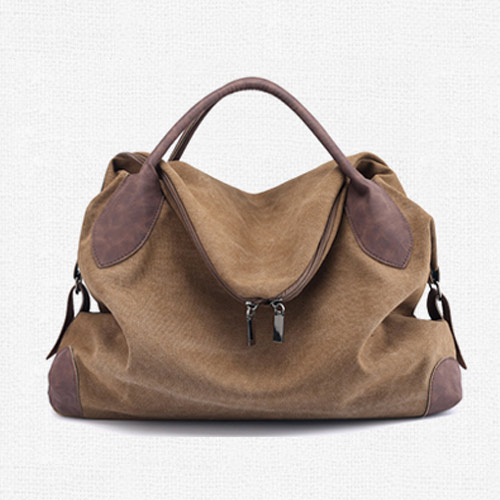 Canvas promotion gifts summer handbag beach bags in mint color