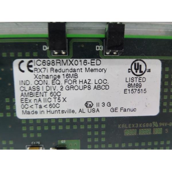 IC698RMX016 GE Redundant Memory Exchange Module