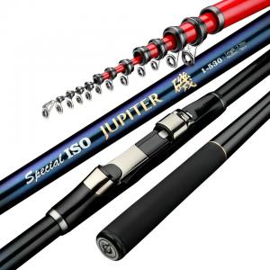China 430cm 530cm Fishing Tackle Set Long Casting Ultralight Telescopic Fishing Rod ISO on sale