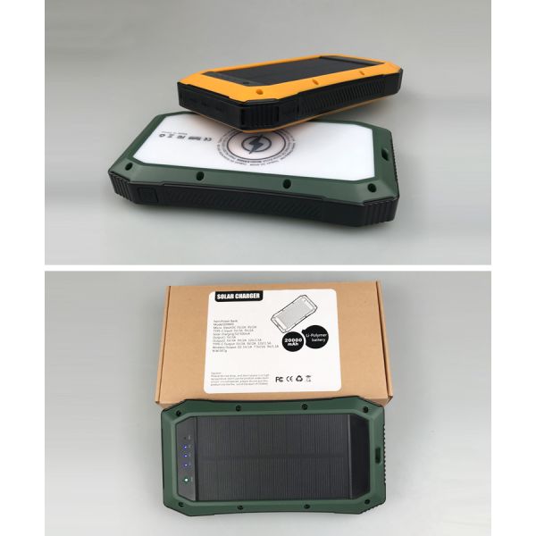 Dual USB Waterproof Solar Power Bank