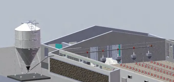 Low Cost Steel Structure Chicken House with Quick Assembly and Customizable Finishes for Poultry Farming