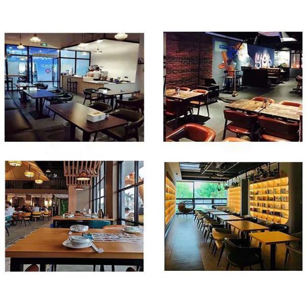 Modern Design Rectangle Wood Dining Table for Restaurant Table Furniture