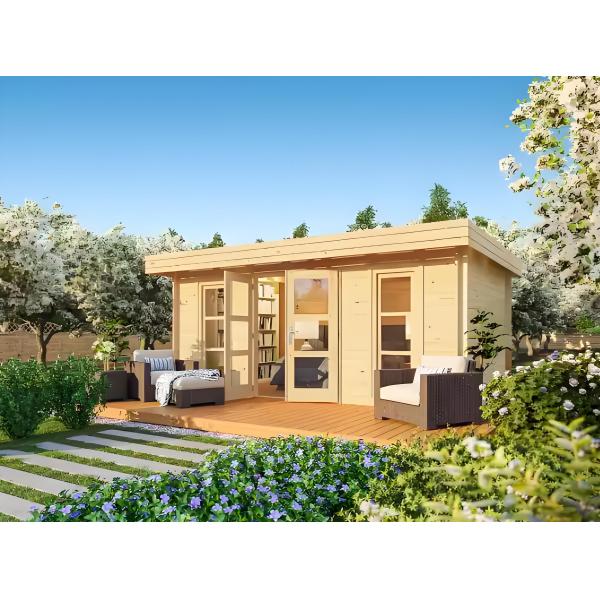 DIY Customized Modern Artist Prefab Garden Studio With Aluminum Alloy Glass Window
