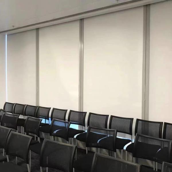 Office Jacquard Polyester Roller Shades Blinds Fabric Grade 8