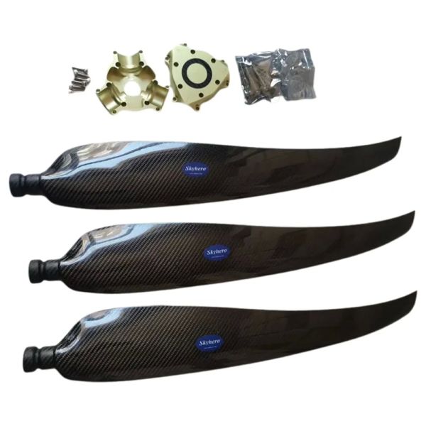 142cm 50''-55''-56'' Ground Adjustable carbon propeller Custom carbon propellers for Ultralight UAV Drones VTOL
