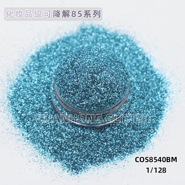 Shiny Compostable Plant Based Glitter Powder Makeup Plant Cellulose Cosmetic Grade Pigment