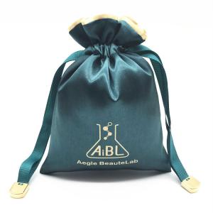 Buy cheap OEM ODM Fabric Drawstring Gift Bags 100% Silk Drawstring Bag product