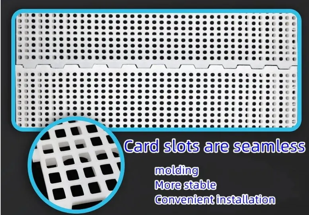 Durable High-Strength Plastic Slat Flooring with Corrosion-Resistant and Anti-Slip Surface for Chicken Coop