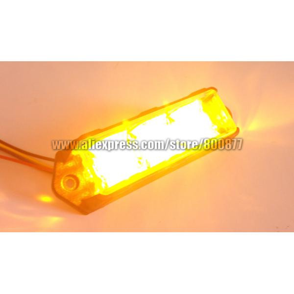 VS-938D DUAL COLOR LED Surface Mounting grill light, 6*3W each LED, 17 patterns car LED warning head lights