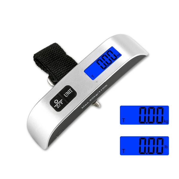 LCD Display Backlit Fish Hook Hang Scale for Travel 40kg Weighting Portable Digital Luggage Scale Scale size 10*2.7 cm