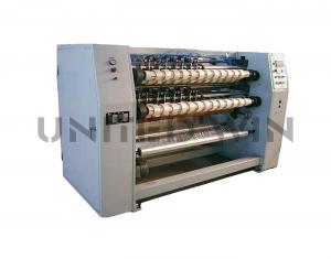 Buy cheap Super Clear Adhesive Tape Slitting Machine For OPP Soundless Tapes Pneumatic Tension Control product