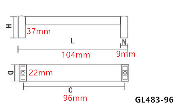 Stainless Kitchen Cabinet Handles And Knobs 192mm T Bar Modern Decoration Long Door Pulls
