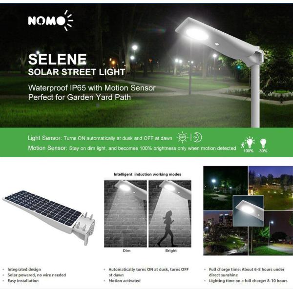 Compact Solar Powered Led Lights Water Resistant With MPPT Controller