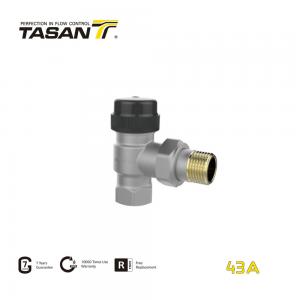 Buy cheap TASAN Manual Thermostatic Brass Radiator Valve Industrial Application 43A product