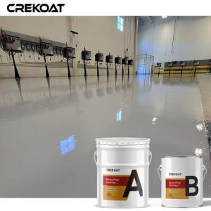 Buy cheap Self Leveling High Gloss White Epoxy Floor Paint Smooth And Seamless Surface product