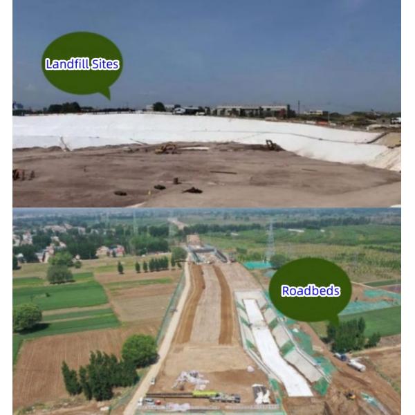 Outdoor Drainage Simplified 3D Composite Drainage Network 7mm for Highway Drainage