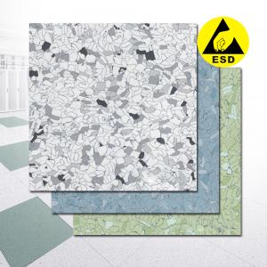 China Cleanroom Covering ESD Antistatic PVC Vinyl Flooring Tile 600*600mm*2mm on sale