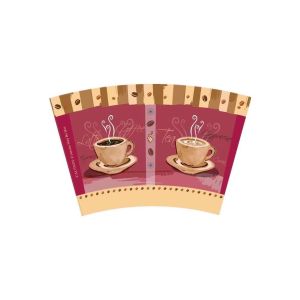 Buy cheap Disposable Printing Paper Cup Fan 12gsm Pe Coated Biodegradable product
