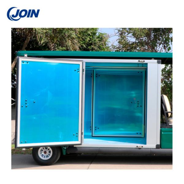 Durable Yamaha Golf Cart Cargo Box Buggy Aluminum Three Panel Sliding Door