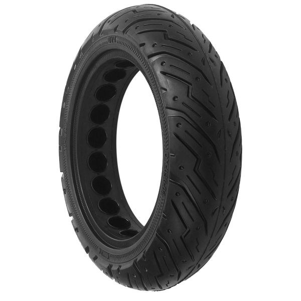 10 X 2.5 Solid Wheels Honeycomb Tire for Ninebot Max G30/g30 Electric Scooter Spare Parts Black 36V Max G30 Scooter BJ 10X2.5M