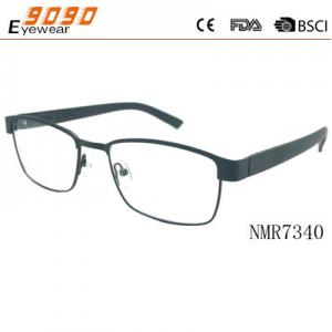 China Newest Style 2017 Men's Eyewear Fashionable reading glasses with stainless steel on sale