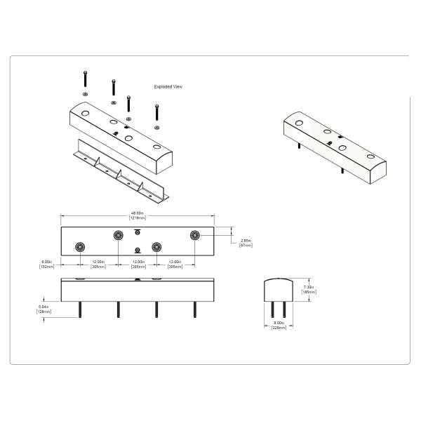 Large Rubber Mats For Flexible Floor-Level Guardrail System Keeps Your Walkways, Walls, And Facility Damage-Free