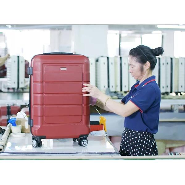 ABS Waterproof Travel Luggage Hardside Trolley Suitcase Double Zipper TSA Lock 4 Spinner Wheels