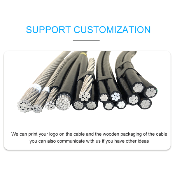 0.6/1kV XLPE Insulated ABC Cable Aerial Bundled Cable with Customized Length for Overhead Applications