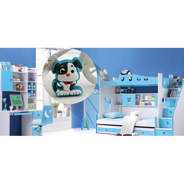 Milkcow Childrens Door Knobs Cute Cartoon Safety Soft Plastic Cabinet Knobs PVC Decorative Furniture Fittings