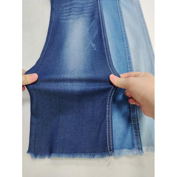 6.8oz Light Weight Twill Style Stretch Denim Fabric 69/71'' Full Width For Summer Jeans