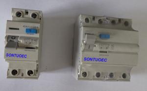 China AC Residual Current Limiting Circuit Breaker 2 Pole With Plastic Texture on sale