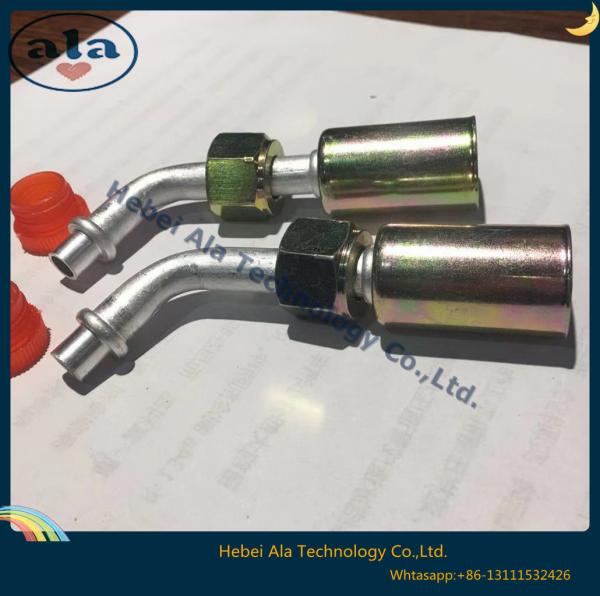 #6 #8 #10 #12 Al joint with iron jacket A/C Fittings 45 Degree A/C fitting O-Ring Female AC Hose connector
