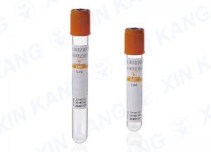 China Pro Coagulation Tube Type PET Or Glass Material Sterilized Vacuum Blood Collection Tube on sale